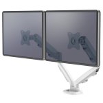 Fellowes Eppa Dual Monitor Arm - White