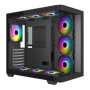 Mecer Graphite Curved Gaming Atx Case GA03A24
