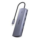 UNITEK 9-IN-1 Usb-c Hub With Dual Display Dual Card Reader And 100W Pd - D1113A