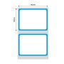 NB445 - NIIMBOT - B1 / B21 / B3S / B4 - 40X30MM - 230 BLUE FRAME LABELS