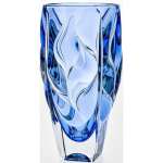 Bohemia Crystal Bohemia Vase Bamboo Vase Type 2 Non Lead Blue Color Inside