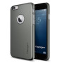 Spigen Iphone 6 Plus Premium Ultra Slim Case With Apple Logo View Matte Gunmetal