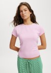 Cotton On All Day Crew Tee - Pink
