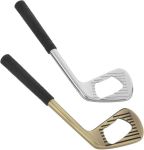 2-PIECE Golf Club Bottle Opener Set With Silver & Bronze Colors