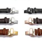 Double Click Butterfly Automatic Buckle Push Button Fold Clasp 16MM 18MM 20MM 22MM 24MM Watchband Buckles Watch Accessories