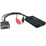 MICROWORLD Male Vga To Female HDMI Male USB + Audio