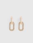 Sunny Small Link Earrings - 0 Gold crystal