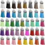 100pcs/pack 3.8CM Tassel Keychain Tassels Lot For Jewelry Making And Crafts Keychain Making Charm Acrylic Blank Keychain Making Bangle And Jewelry Making Supplies