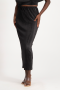 Tessa Plisse Maxi Skirt - Black - M