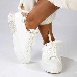 Pierre Cardin Paisley 2 Lace Up Sneaker - White gold - 8
