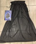 Collared Halloween Black Cape