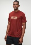 Reebok No Matter The Dist Gfx Tee - Rich Maroon