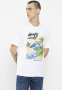 Levi's Short Sleeve Relaxed Fit Tee Za Bon Voyage Bright - White
