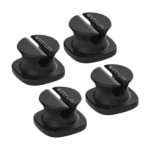 Astrum CO060 MINI Cable Organizer Clips Black 4-PACK A71006-B