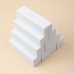 10 Pack Nail Buffer Block 4 Sided Professional Nail File Sanding Block Buffing Blocks For Natural And Acrylic Nails White
