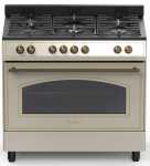 ELBA 90CM Cream 5 Burner Gas electric Rustic Cream Stove - 04 S4EX937KC