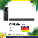 Cinema 2.1 Channel Soundbar