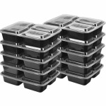 Mykitchen 3-COMPARTMENT Meal Prep Container Set