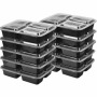 Mykitchen 3-COMPARTMENT Meal Prep Container Set