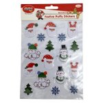 Christmas Puffy Stickers Assorted