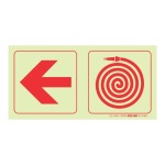 Parrot F17 Photoluminescent 190MM Safety Sign SNP19F17