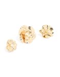 Goldair Gold Floral Brooches 3-PACK