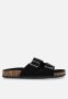Double Strap Slide - Black