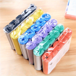 Sustainable 100-COUNT Disposable Trash Bag Set - 5 Rolls Perfect For Home Kitchen Bathroom & Office Cleanup Halloween Gift Chris