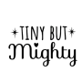 Bg - Baby On Board Sign Decal Sticker - Tiny But Mighty