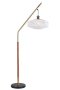 Bright Star Lighting SL429 Gold Standing Lamp With Hemp Shade