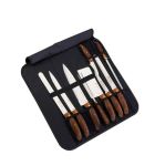 9 Piece Knife Set - Stainless Steel On Acrylic Stand