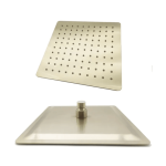 Siemens B Series - Brushed Gold Large Square Shower Head