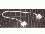 Parts Electric Wire 12V 4.5V With 2 Leads 28 Studs 22CM Long With 2 Light Gray Electric Connector 2-WAY Male Squared Narrow Lo