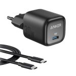 ANKER 30W Zolo Compact USB C Pd Charger With Cable 1 Port Black