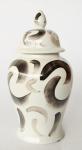White Grey & Black Swirls Design Ginger Jar – 46X22CM