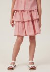 Cotton On Margot Tiered Skirt - Clay Pigeon sparkle Stripe