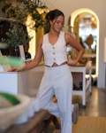 Jules Fitted Waistcoat - M-l Ramie