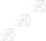 9PCS Desktop Business Card Holders Acrylic Display Stands For Name Cards