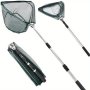 1pc Telescope Foldable Fishing Net Lightweight Portable Fishing Net With Aluminum Alloy Long Handle Fishing Tackle