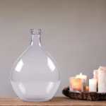 Bell A Large Glass Vase Blue