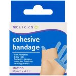 Clicks Cohesive Bandage Red 5CM X 4.5M