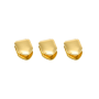3 Piece Gold Set Grillz Mouth Hip Hop Teeth