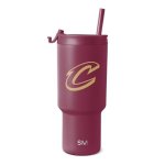 Simple Modern Officially Licensed Nba Cavaliers 30 Oz Tumbler With Flip Lid And Straws Insulated Cup Stainless Steel Gifts For M