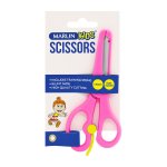 Marlin Kids Scissors With Training Spring 135MM In Assorted Blue & Pink Pack Of 12