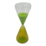 Habitatpotch Hourglass Green & Clear 23CM