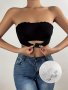 Seamless Strapless Tube Top Bra In Basic Solid Colors With Bonus Clear Straps Sexy Bandeau Style Undergarment