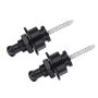 Security Strap Locks Metal Retainer For Electric Acoustic Guitar Bass