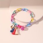 1 Strand Bohemian Handmade Acrylic Seashell Tassel Foot Chain With Vibrant Colors Perfect For A Summer Beach Style Personality V