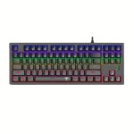 T-dagger Bali Tenkeyless Rainbow LED Mechanical Gaming Keyboard Black