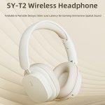 SY-T2 Lightweight Wireless Headset Wireless 5.3 Headphones With Microphone Noise Cancelling Stereo Comfortable Headset Built-in